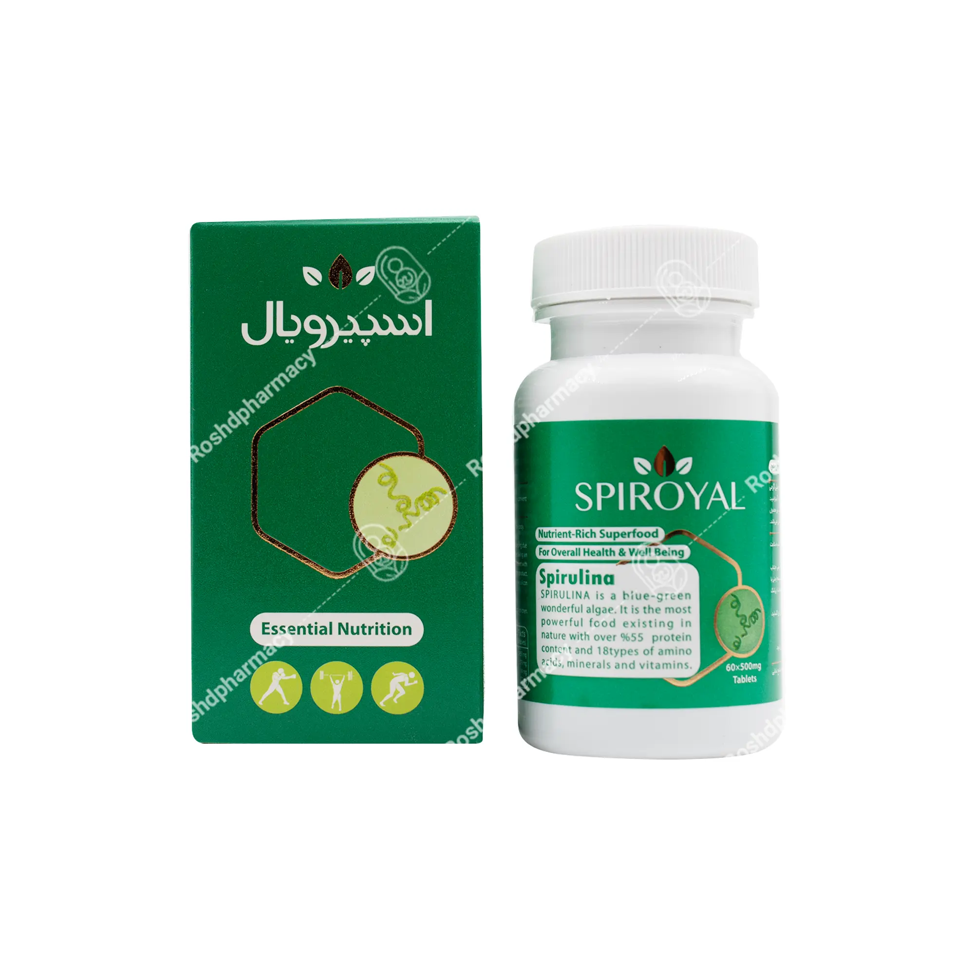 قرص جلبک اسپیرویال ماستر فوده 90 عددی