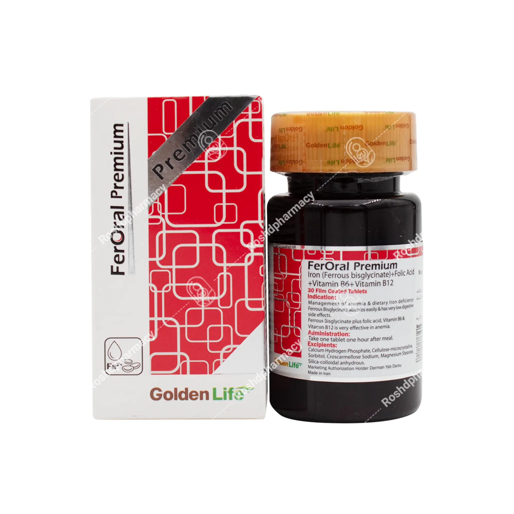 قرص فرورال پریمیوم گلدن لایف