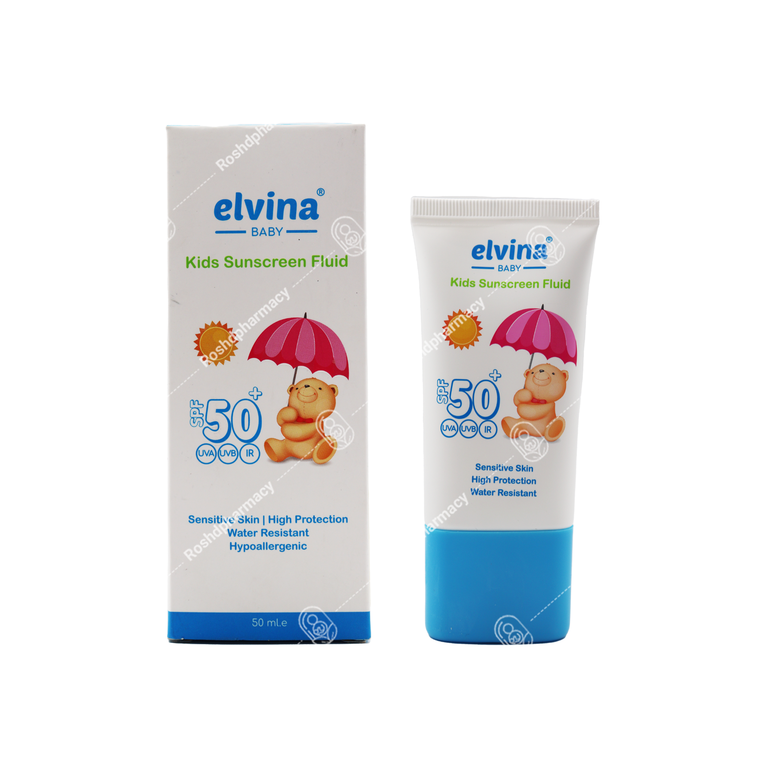 فلوئید ضد آفتاب کودک SPF50 الوینا