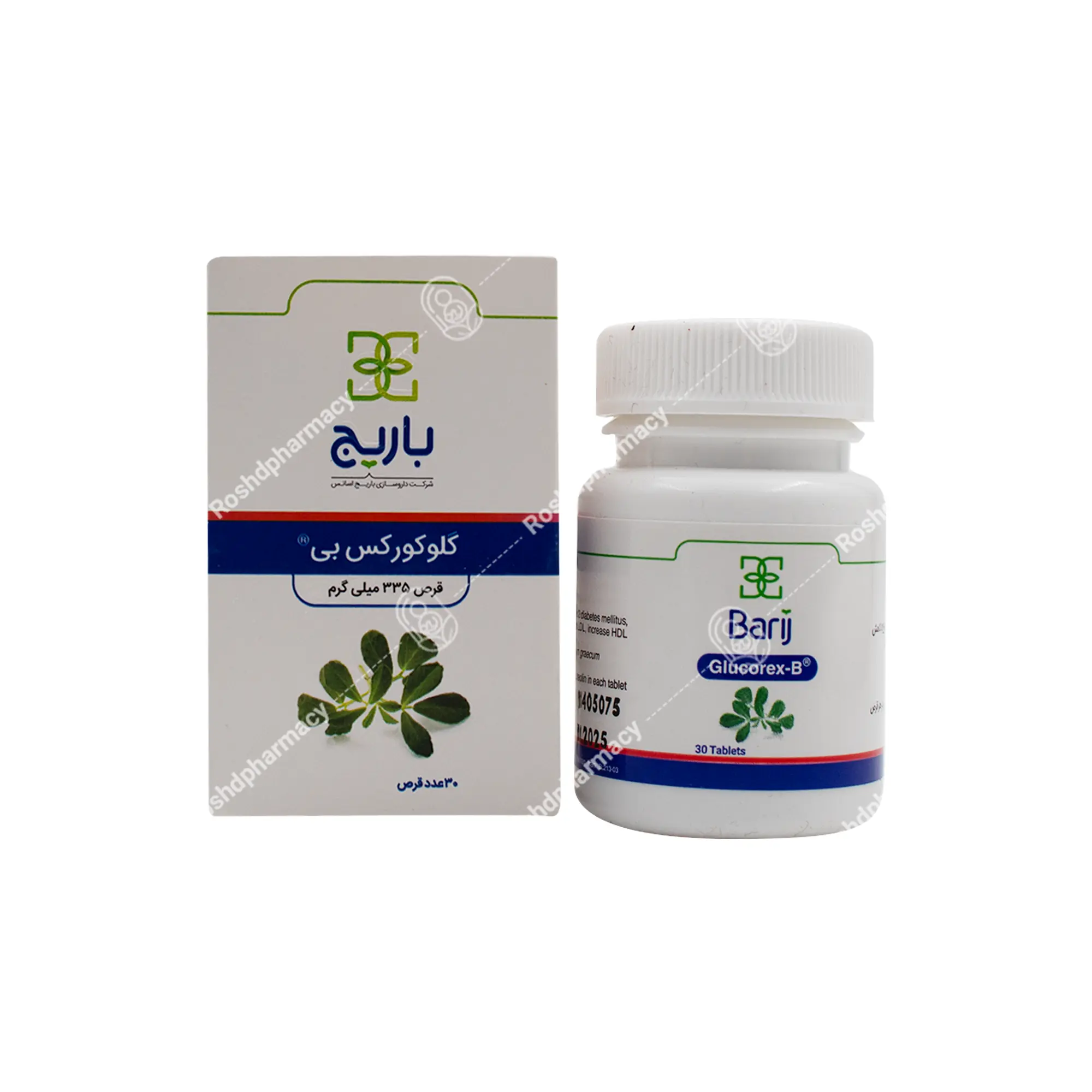 قرص گلوکورکس بی باریج