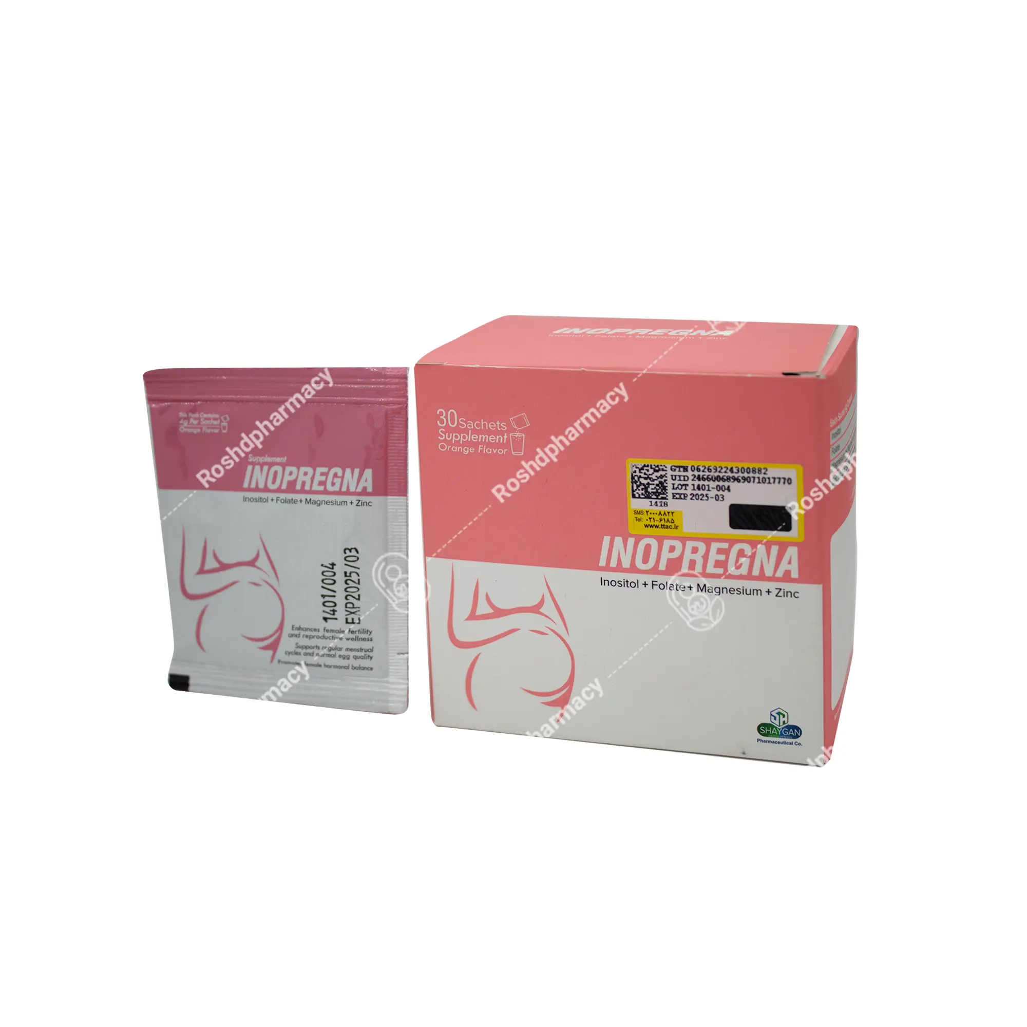 ساشه خوراکی اینوپرگنا