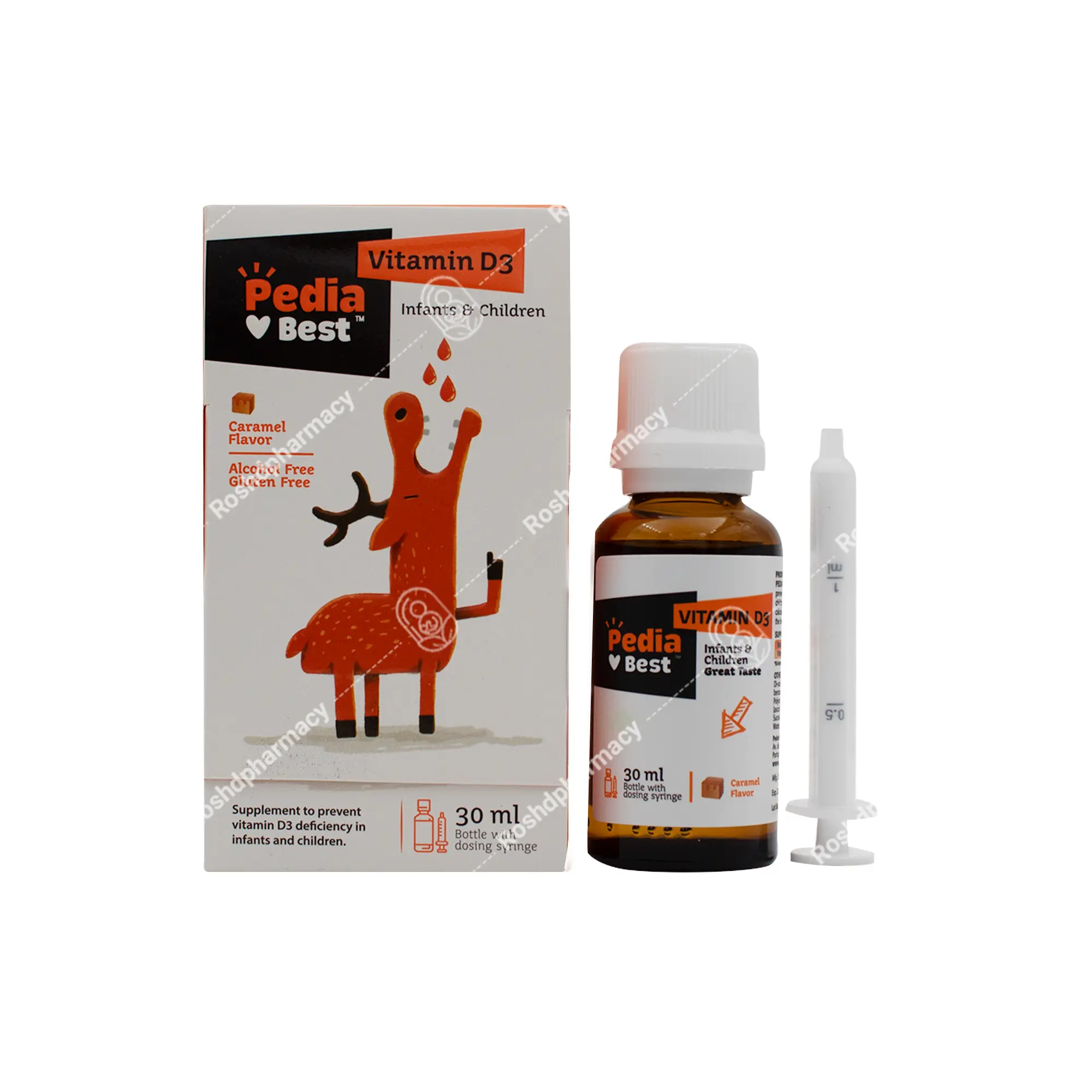 قطره خوراکی د3 پدیابست