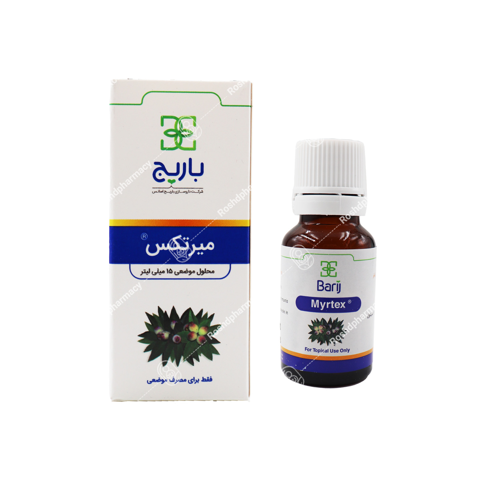محلول موضعی میرتکس باریج اسانس