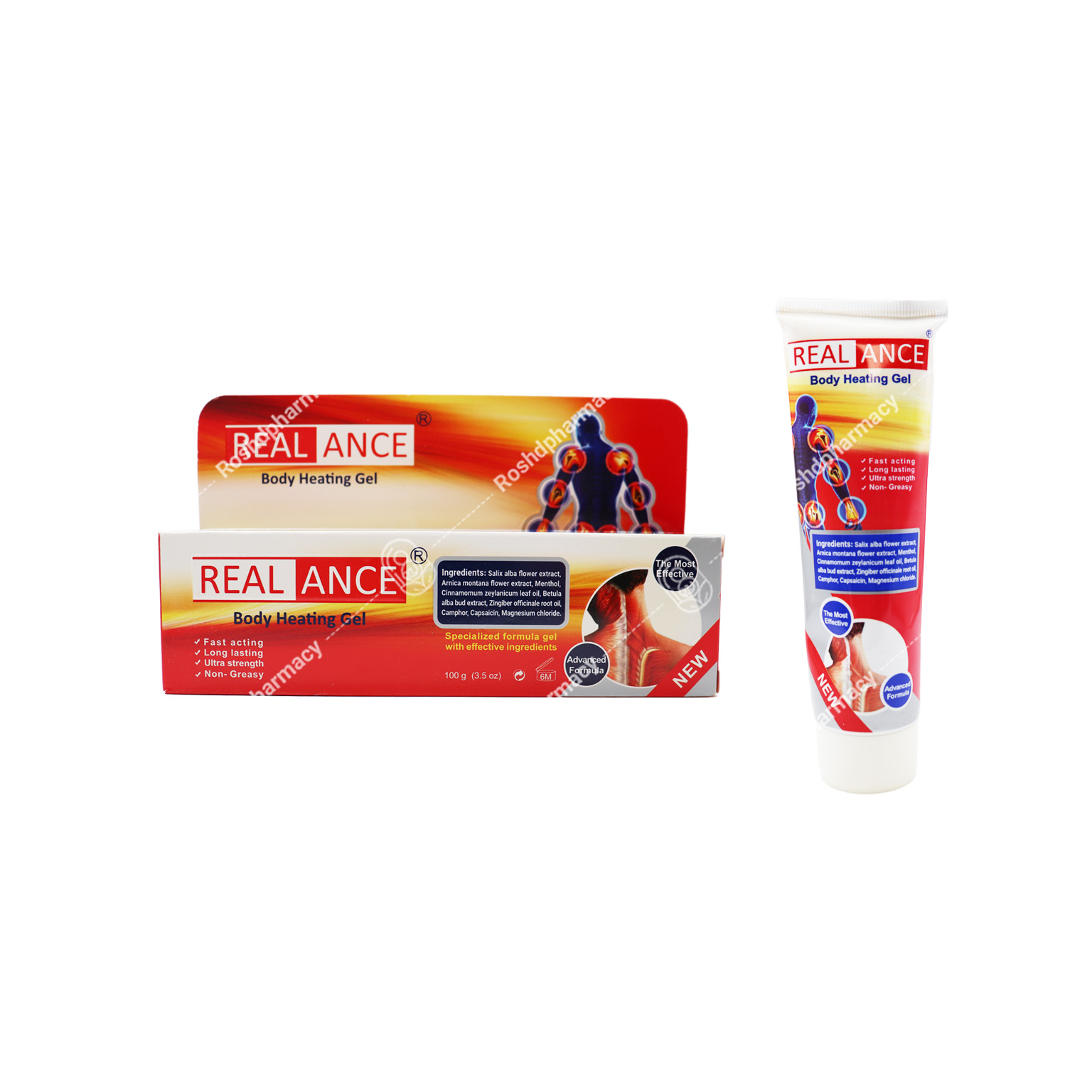 آرژل ژل درد موضعی عضلات و مفاصل ریلنس مدل R.Gel دایان