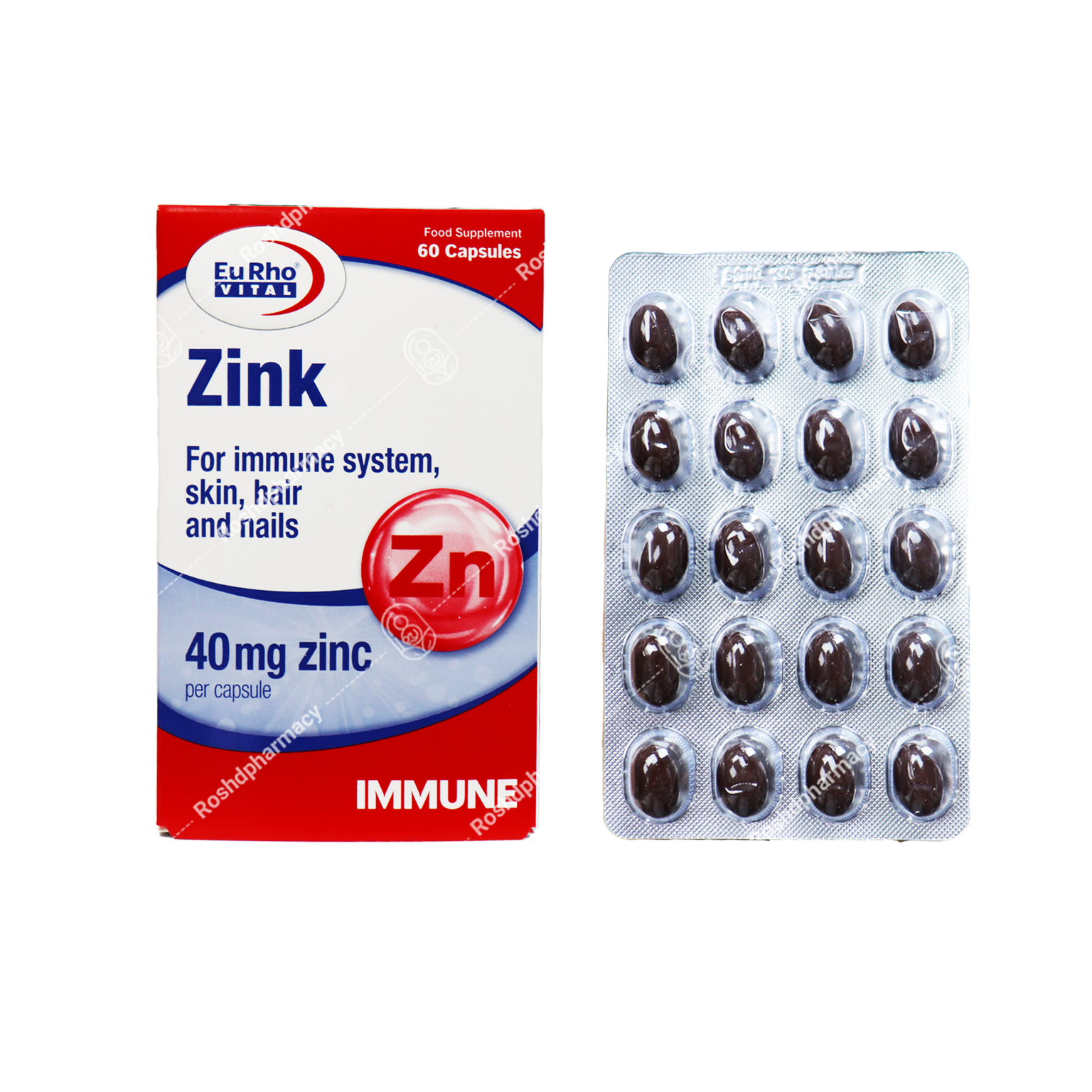 زینک 40 میلی گرم یوروویتال