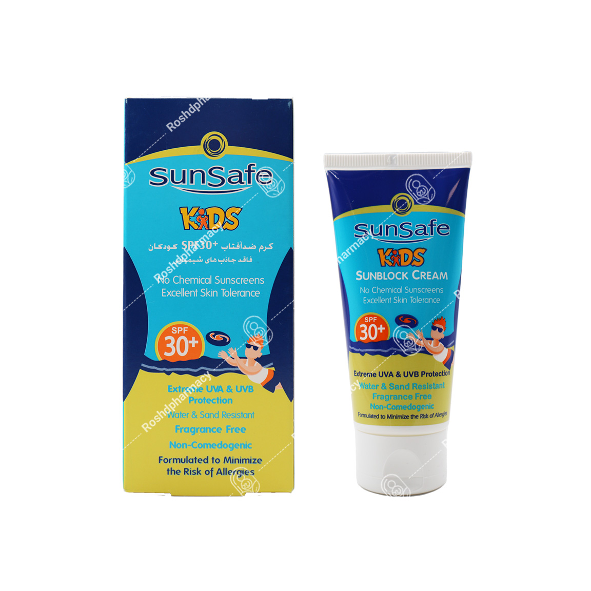 کرم ضد آفتاب کودکان SPF30 سان سیف